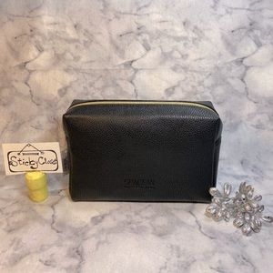 SPACENK Black Leather Pouch